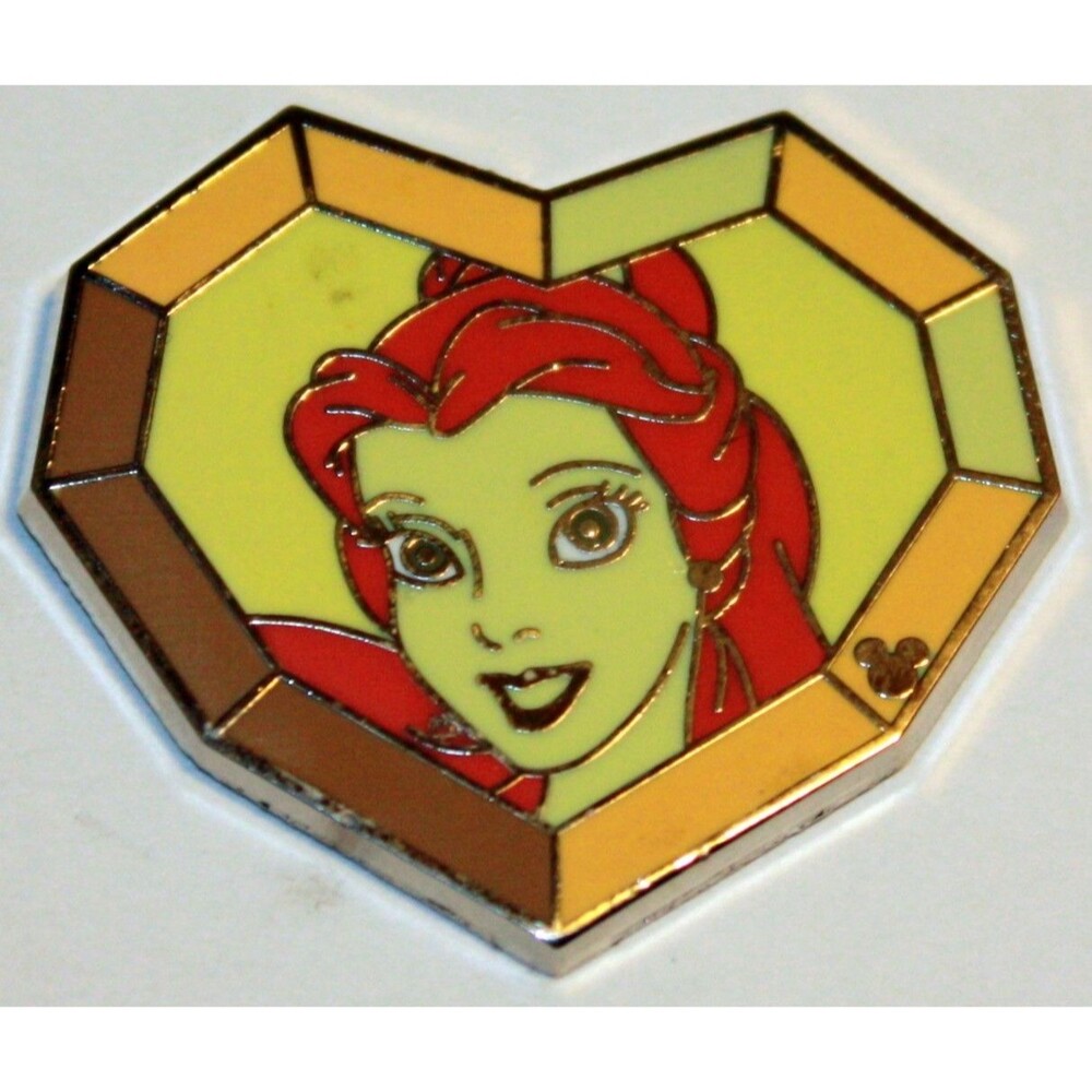 DLR -2008 Hidden Mickey Cast Lanyard - Princess - Belle